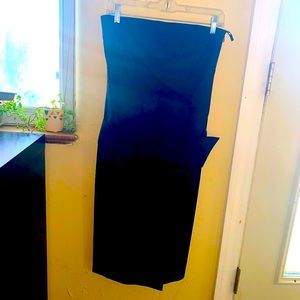 NWT. Black banana republic strapless dress. Wear with or w/o belt. Size 2.
